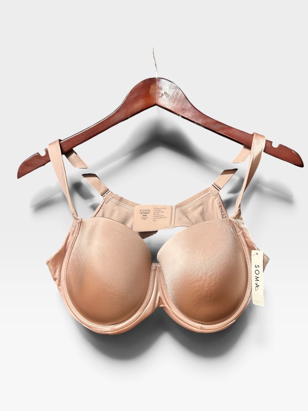 Soma 36D bra Stunning Support Smooth Full Coverage in Adobe Rose Brand New